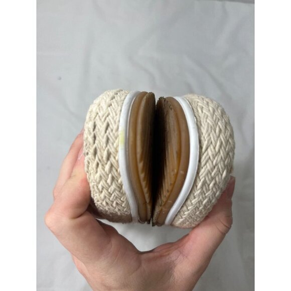 Alex Marie Raanata Espadrille Slip-Ons size 9.5 TAUPE SOFT GOLD - Picture 6 of 16